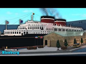 Visiting $2.7M OCEAN LINER On Bloxburg! (SUPER DETAILED) | Roblox Bloxburg