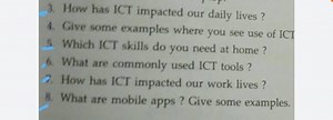 Questions on ICT Impact and ExamplesHow has ICT impacted our ... | Filo
