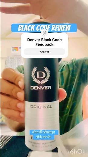 Denver Black Code deodorant Unboxing and review #denver #perfumereview #deodorant #fragrancereview