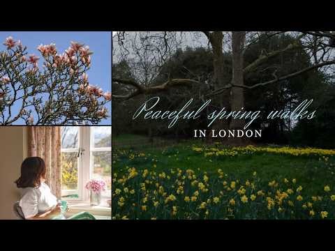 Slow Spring Days in London | Peaceful Walks & Blooming Parks
