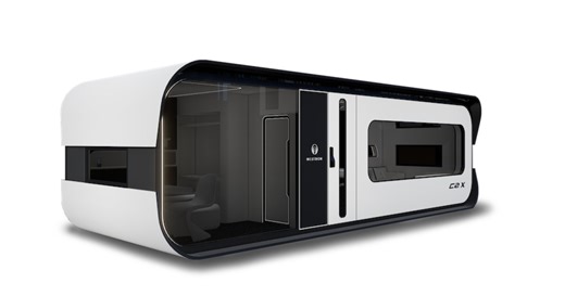 Futuristic Nestron Cube modular smart home gets panoramic