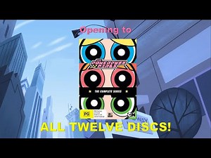 Opening to The Powerpuff Girls: The Complete Series 2015 DVD Boxset (ALL TWELVE DISCS)