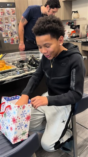 He’s not just our “firehouse kid”, he’s familiy. #babybarnes #firehouse #firefighter #fire #gift