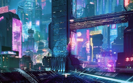 白嫖Kitbash3D - Cyberpunk人工智能控制人类的世界包含UE4/3DS/BLENDER/C4D/FBX   OBJ/HOUDINI/MAYA格式