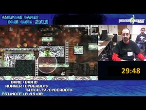 Braid Speed Run (0:40:34) *Live at Awesome Games Done Quick 2013* [PC]