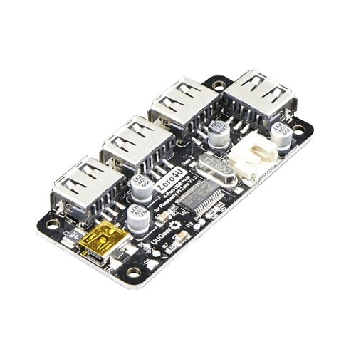 Zero4U - 4 Port USB Hub for Raspberry Pi Zero v1.3