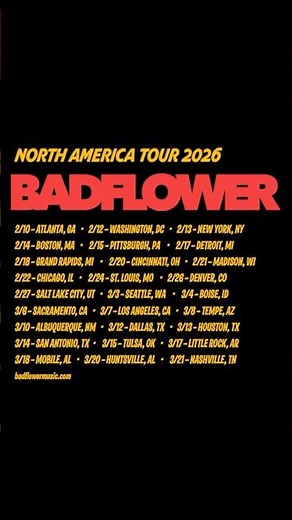 4 weeks until tour! Tickets, VIP, and 🍌 are waiting for you.