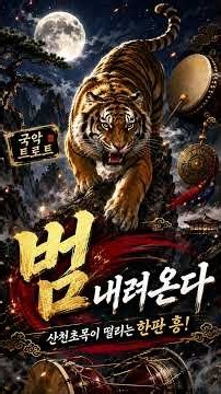 범 내려온다 #트로트 #조선팝 #노래