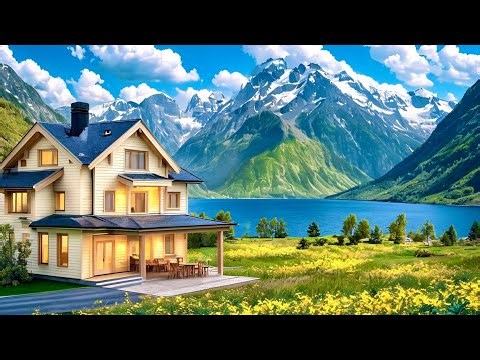 Swiss Villages , Dangerous & Beautiful: Real Driving in Switzerland + Relaxing Music, 4K