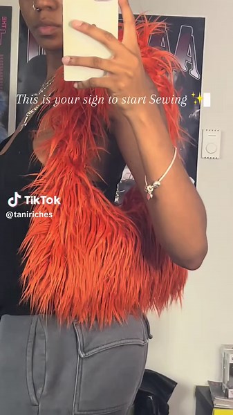 Being able to make and alter your own clothes is forever a great feeling 😭🥰 #foryou #handmade #makingclothes #sewing #sewingtiktok #hobbie #upcycledfashion #thriftflip #fashiontiktok #diyproject #howto #fauxfur #taniriches