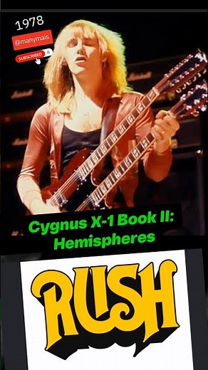 RUSH - "Cygnus X-1 Book II: Hemispheres" (Hemispheres Album 1978)