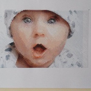 Color crosshatching with pen plotter