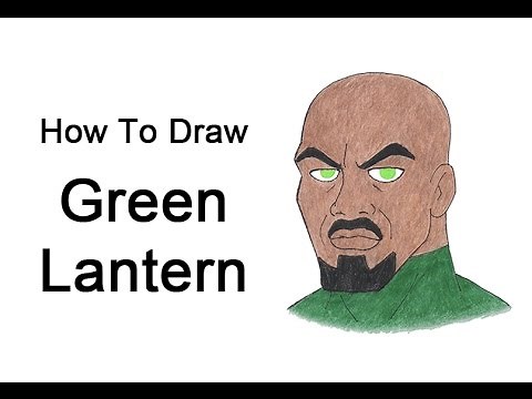 How to Draw Green Lantern (Justice League Unlimited)