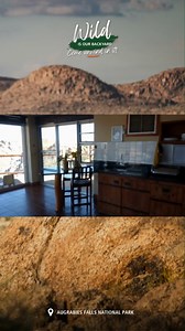 Spectacular 360-degree views, the roar of the Orange River tumbling into the ravine below, breaking the silence of this desert-like region. The Oranjekom Gorge Cottage offers a fully immersive and comfortable stay in Augrabies Falls National Park. #AugrabiesFalls #AugrabiesFallsNationalPark #LiveYourWild #SANParks #WildBackyard | South African National Parks