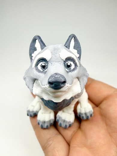 Articulated Wolf Fidget Toy, 3D Printed Coyote Desk Buddy, Multi-color Posable Animal Figurine, Sensory Toy, Shelf Decor Gift - Etsy