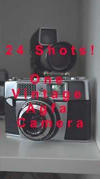 The mystery of film: 24 shots, no preview AGFA Film Camera #shorts