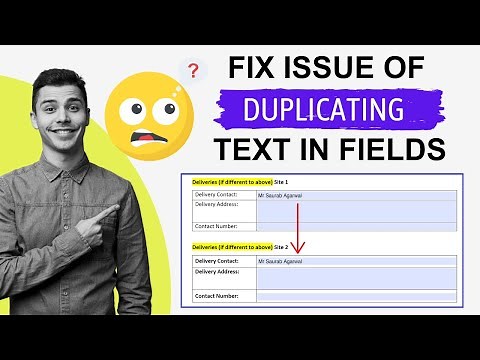 Bulk Rename all Field names to unique names in Fillable PDF Form in 10 seconds