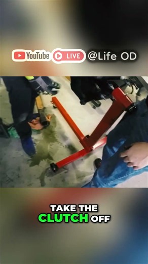 Engine Hoist FAIL! Clutch in the Way - Bigger Bolts Needed! #shorts