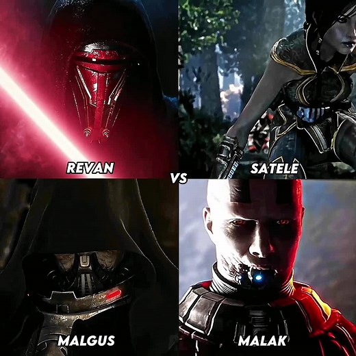Revan vs Malak vs Satele: Epic Star Wars Battle