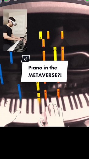 Learn Piano in the Metaverse with Augmented Reality