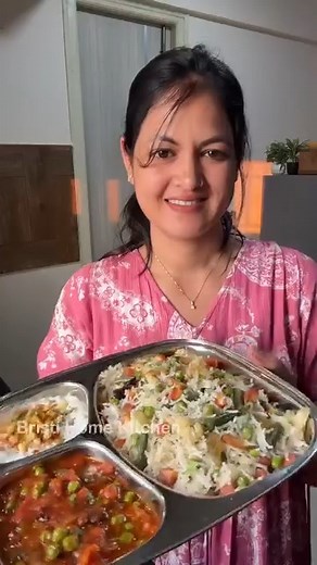Veg pulao and tamatar chutney #BristiHomeKitchen | Bristi Home Kitchen