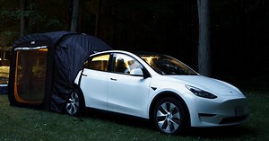 Tesloid's Model Y Camping Tent brings luxury and comfort to the camping experience [Save 10%]