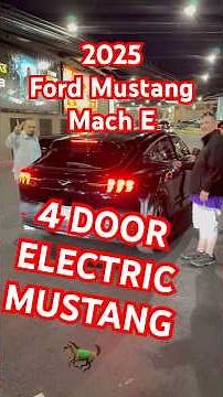 2025 Ford Mustang Mach E: Everything you need to know!! Mustang EV 4 Door