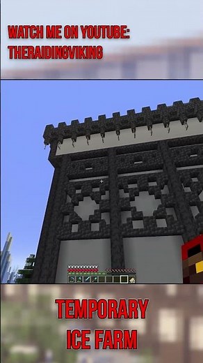How I Built a Giant Ice Farm in Minecraft! #theraidingviking #minecraft