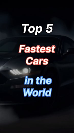 Top 5 Fastest Cars in the World (2025)🚗💨 #cars #fastestcars #shorts