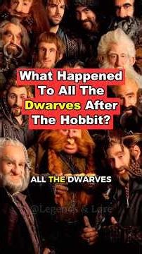 What Happened To All The Dwarves After The Hobbit? #TheHobbit #LordOfTheRings #lotr