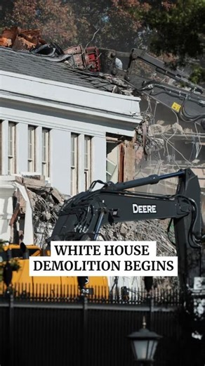 White House demolition begins to make way for Trump’s grand ballroom