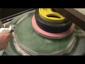 Fine Grinding a 20" Quartz Telescope Mirror