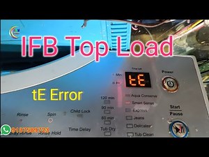 IFB Top Load washing machine PCB || te error