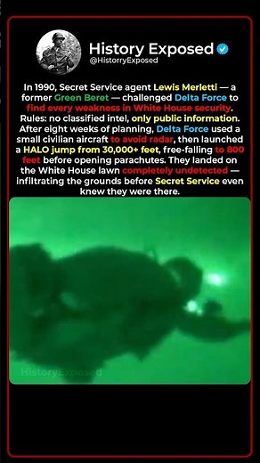 When Delta Force Infiltrated the White House 🏛🪂