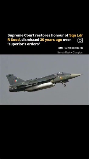 SC restores honour of IAF officer dismissed 30 Yrs ago over ‘superior’s orders’ #shorts #defencenews