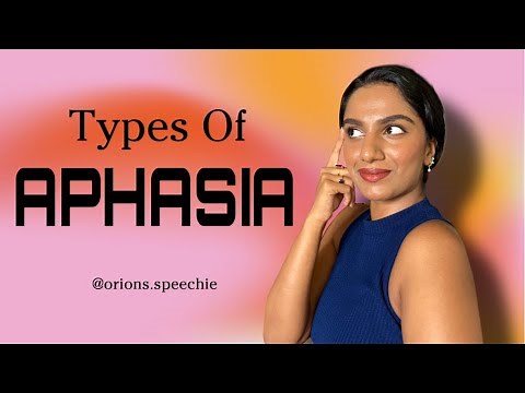 Aphasia - Types Simplified | Speech Language Pathology