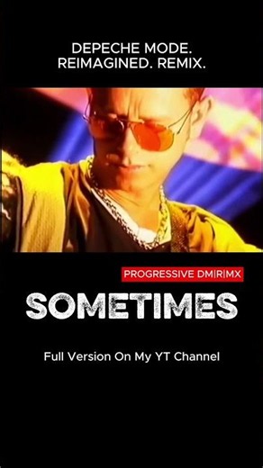 Sometimes things aren’t what they seem...😱 DEPECHE MODE - SOMETIMES - DM.R. created illusion
