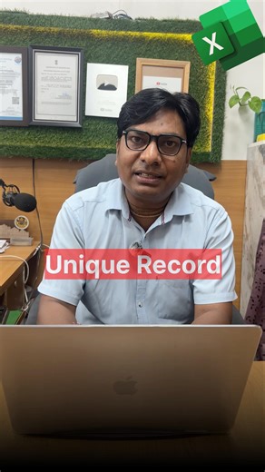 Unique Record Excel #excel #shortfeed #shortvideo #viralvideo