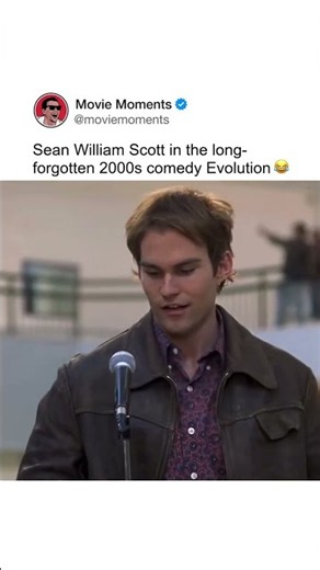 Sean William Scott in the long-forgotten 2000s comedy Evolution 😂