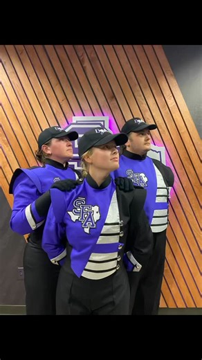 Family photos? No. Just the LMB leadership teams keeping it classy with some fun fall photos in front of the SFA sign 😌 Because even when we’re not on the field, we’re still in formation. #LumberjackMarchingBand #LMB #LMBPride #SFA #GoJacks #BandHumor #MarchingBandLife #LoyalToTheLMB #BandFam | Lumberjack Marching Band Fans