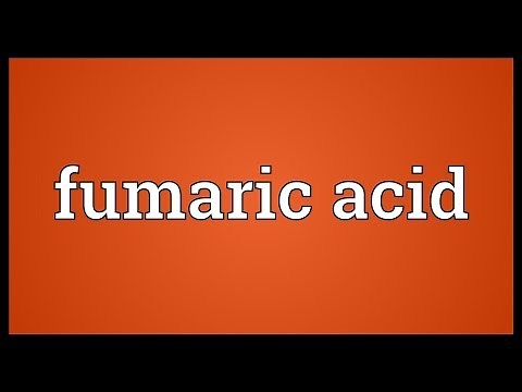 Fumaric acid Meaning