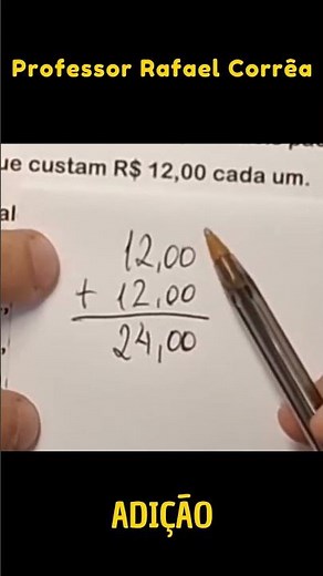 How much is 12 + 12? 🤔 It seems easy, but comment without getting the R$ wrong! 👇🔢