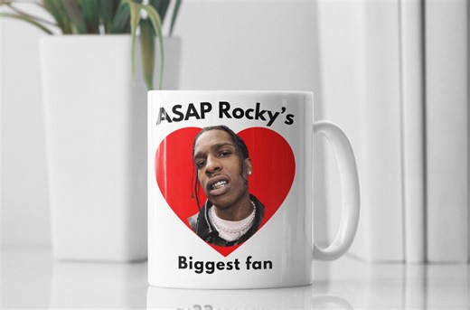 ASAP Rocky Biggest Fan Mug | Hip Hop Rap Gift | ASAP Rocky Coffee Cup | Rap Music Lover Mug | Artist Fan Gift | Long Live ASAP, Gift for Him - Etsy