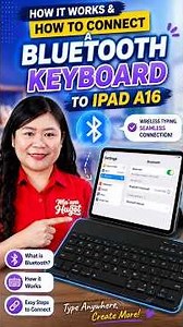 How to Connect & Use a Bluetooth Keyboard with iPad A16 | Beginner’s Guide