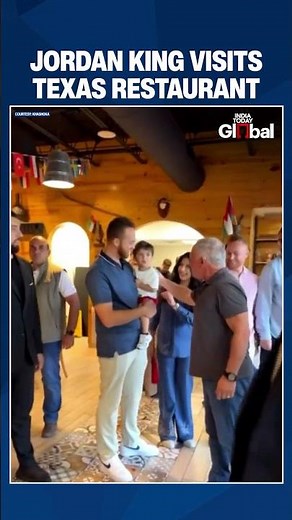 Jordan's King Abdullah II Visits Texas Restaurant During US Trip For FIFA World Cup 2026 | #fifa