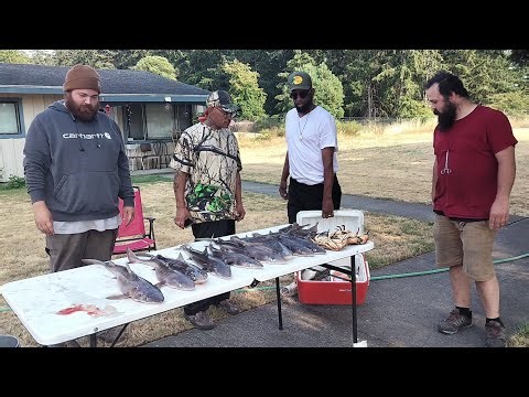 Tacoma's Ruston Way 🦀 Crabbing & Sole & SHARK FISHING