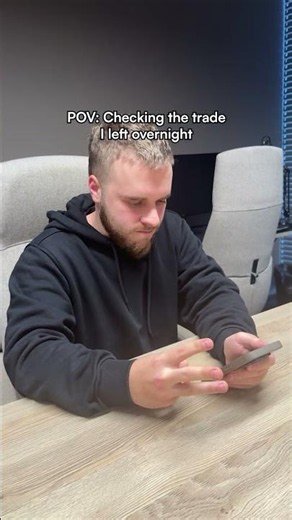 How it feels checking the trade you opened overnight 😬