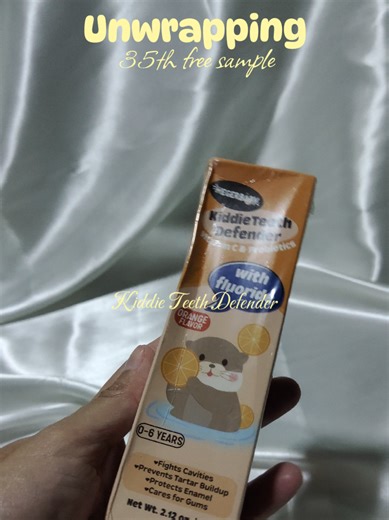 Unwrapping the 35th Free Sample of Kiddie Teeth Defender