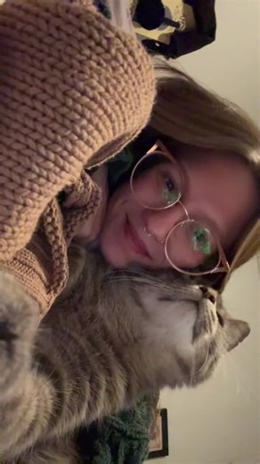 me and my grumpy kitty