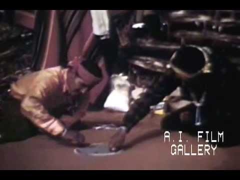 Painting with Sand: Navajo medicine man, 1949